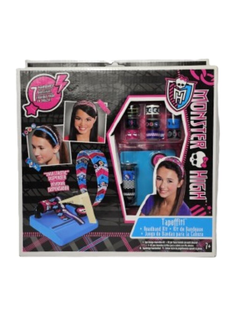 NEW Monster High Tapeffitti 7 Headband Design Your Own Kit with Skulltastic Tape